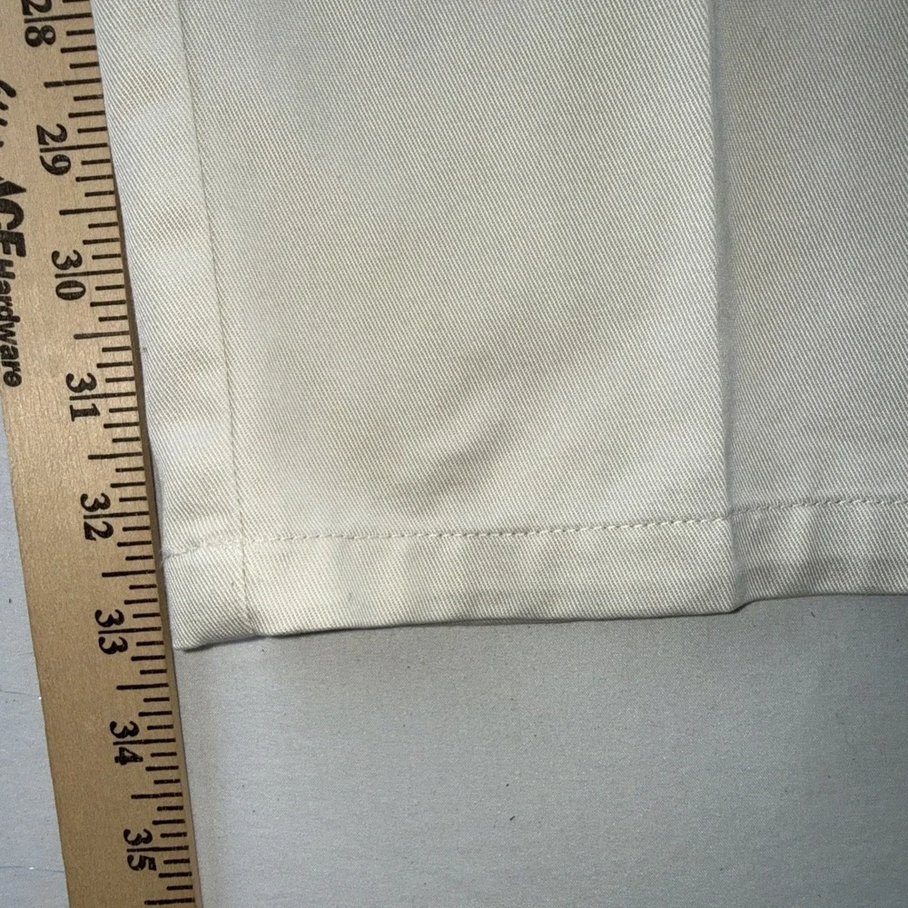 Men's Dockers Class A Cotton Flat Front Pants Lt Beige 34x34 Individual Fit